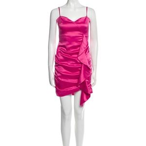 LIKELY pink ruffle dress